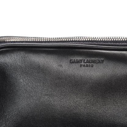 Saint Laurent Lambskin Subway Belt Bag Black 11 of 13