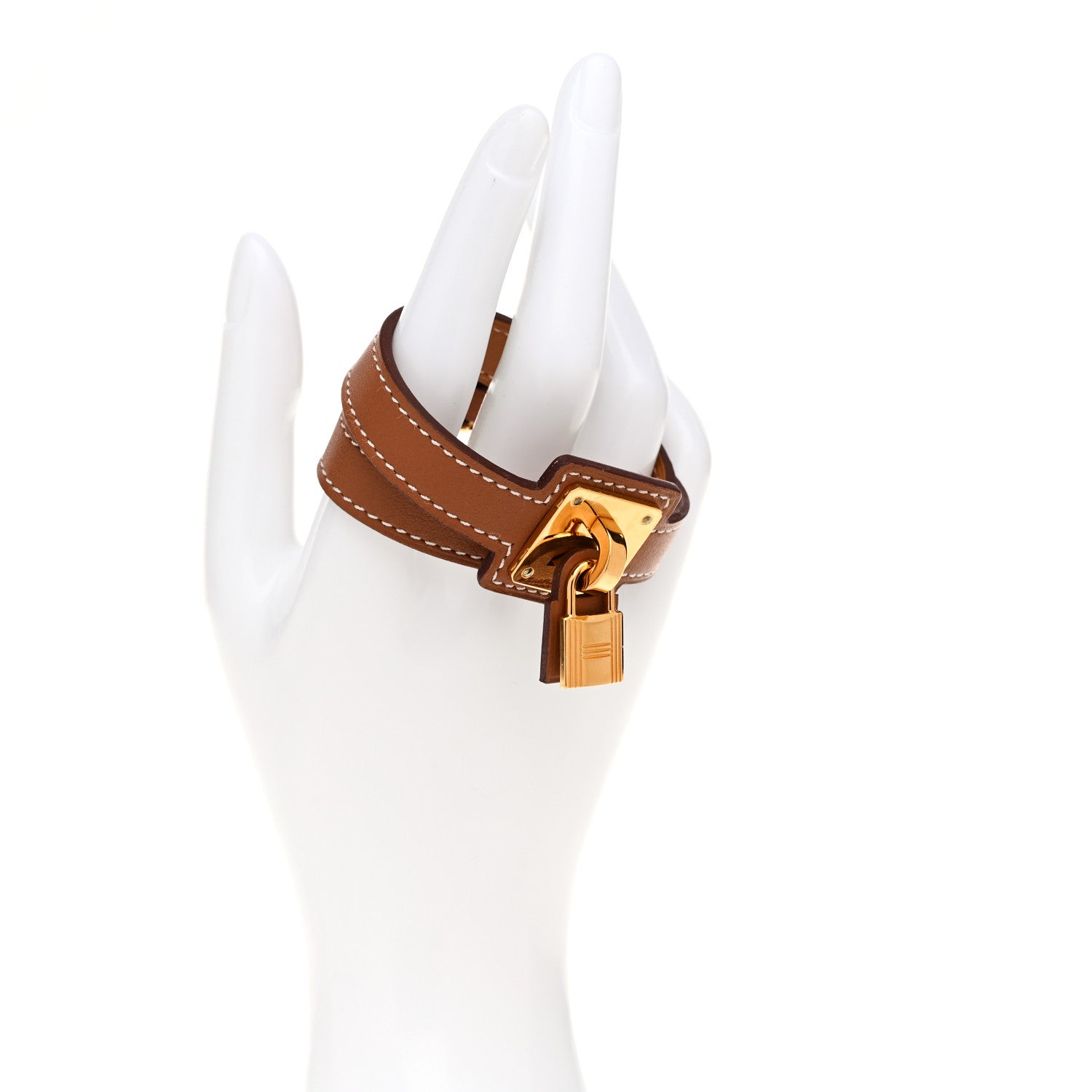 Hermes Swift O'Kelly Double Tour Bracelet Gold 2 of 7