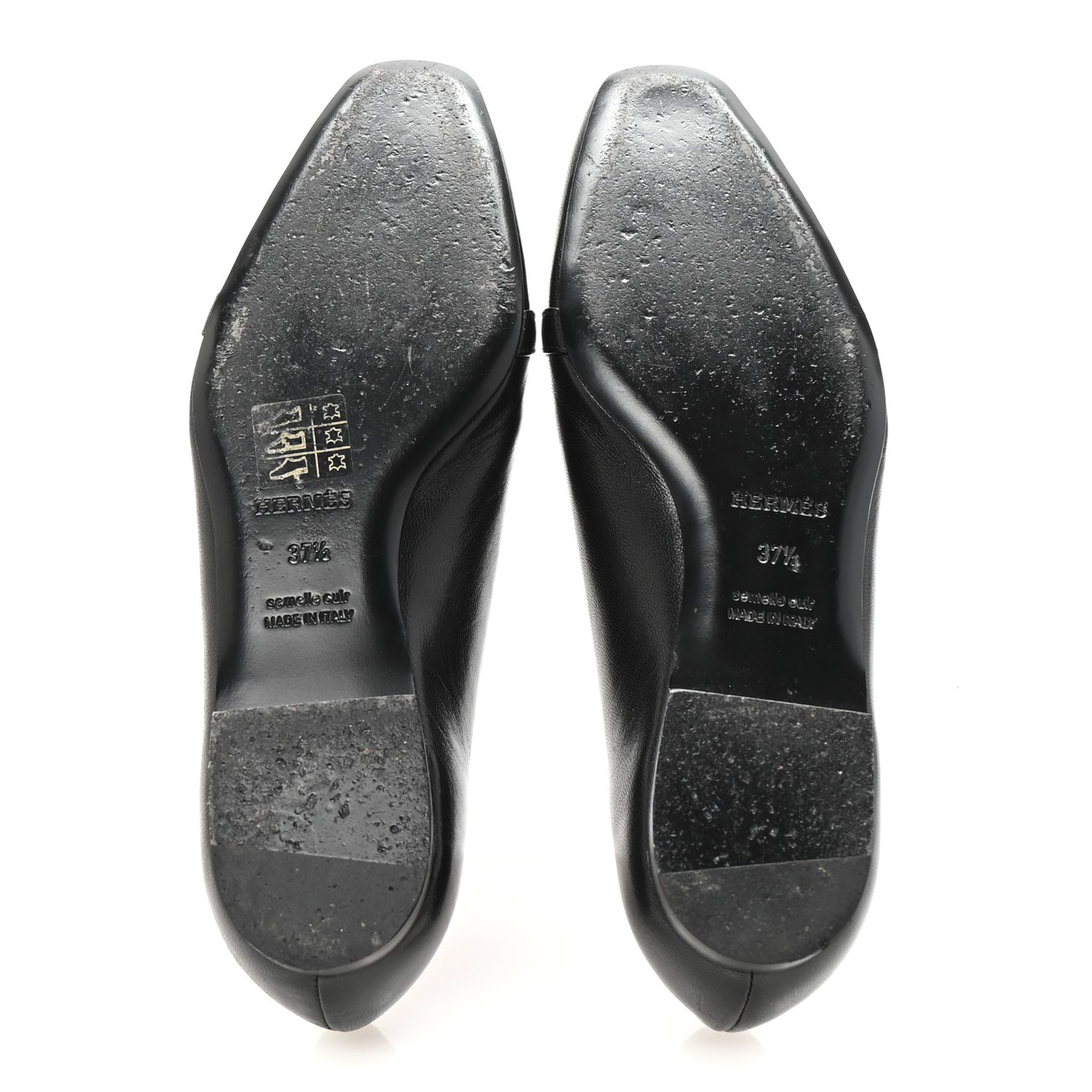 Goatskin Bilbao Ballerina Flats 37.5 Black