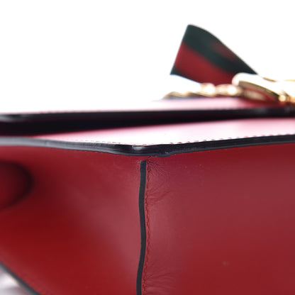 Gucci Calfskin Small Sylvie Shoulder Bag Hibiscus Red 8 of 12