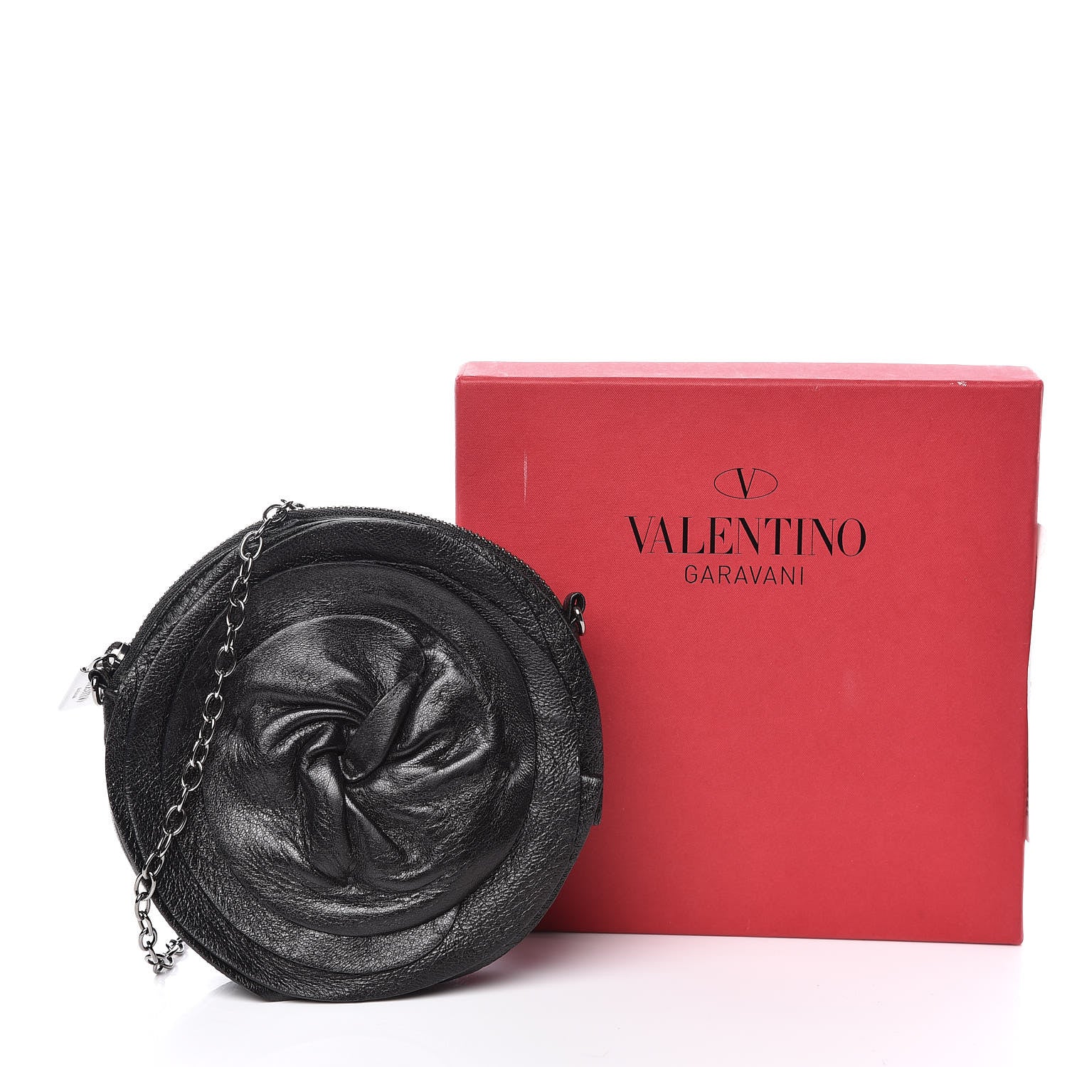 Valentino Garavani Nappa Mini Petale Crossbody Bag Black 10 of 10