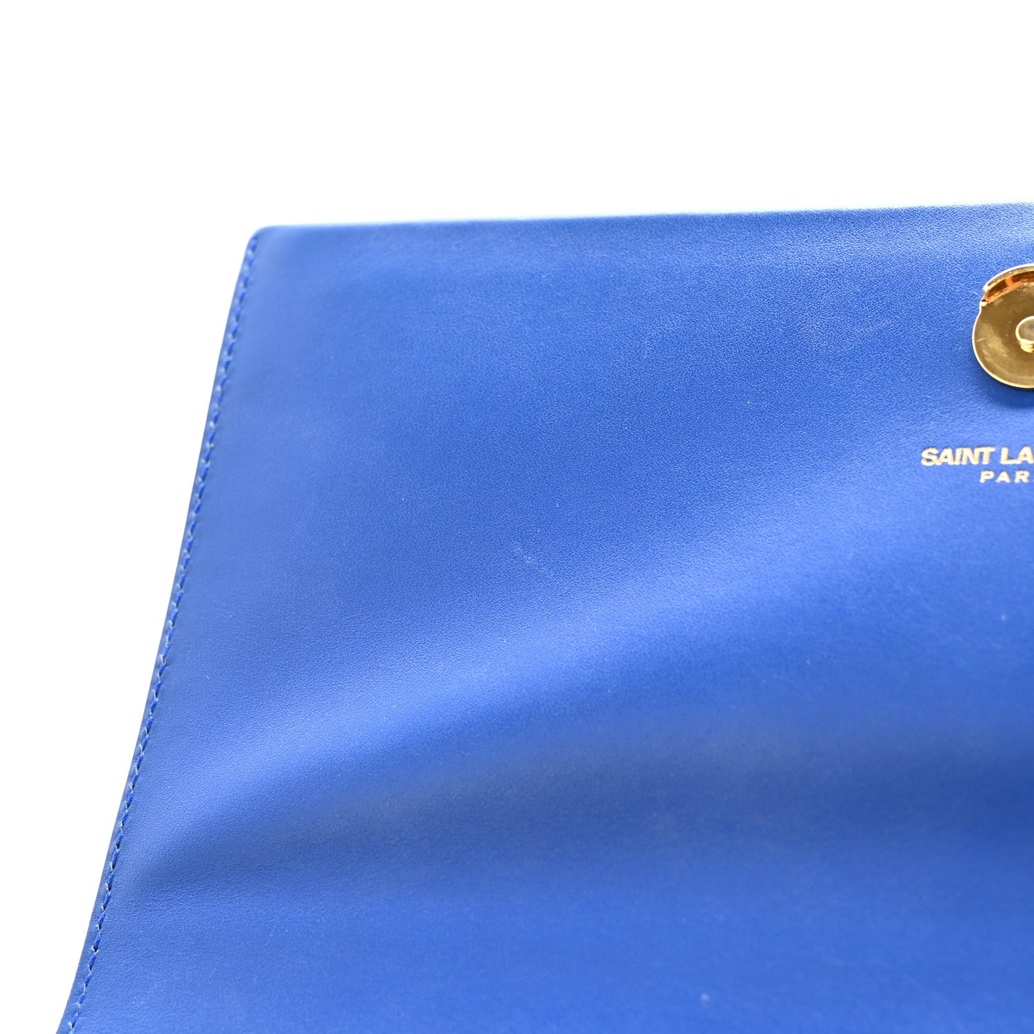 Saint Laurent Smooth Calfskin Medium Classic Monogram Kate Tassel Satchel Royal Blue 8 of 14