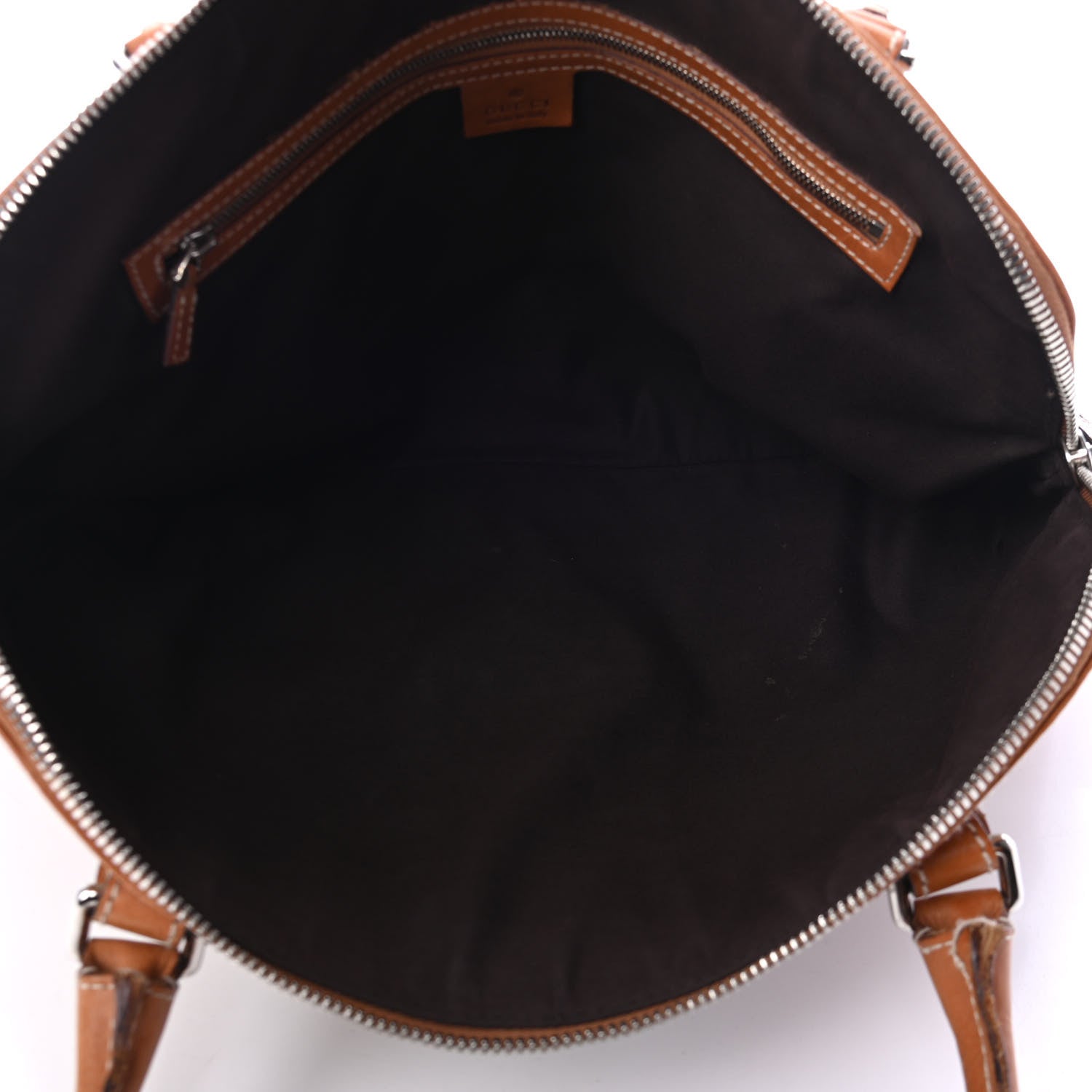 Gucci Canvas Web GG Reins Shoulder Bag Cognac 4 of 4