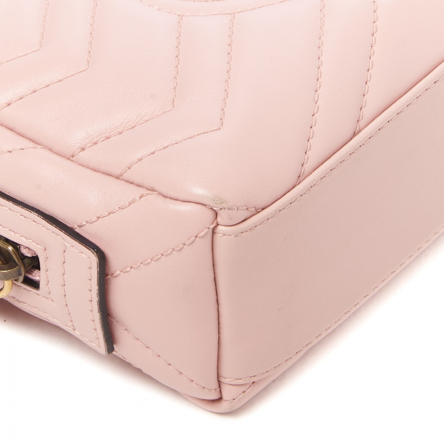 Gucci Calfskin Matelasse GG Marmont Cosmetic Case Perfect Pink 5 of 10
