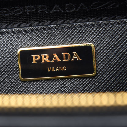 Prada Saffiano Medium Galleria Double Zip Tote Black 9 of 15