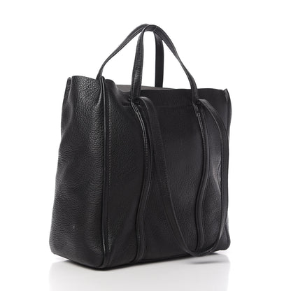 Marc Jacobs Grained Calfskin The Tag Tote Black 3 of 10