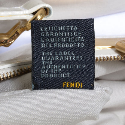 Fendi Vitello Naplak Small Bag De Jour White 10 of 11