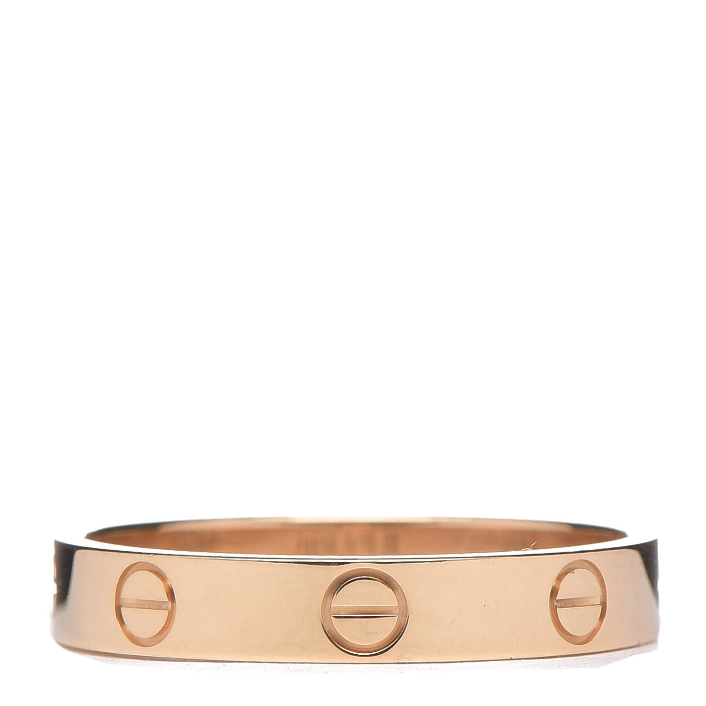 18K Yellow Gold 3.5mm LOVE Wedding Band Ring 59 8.75