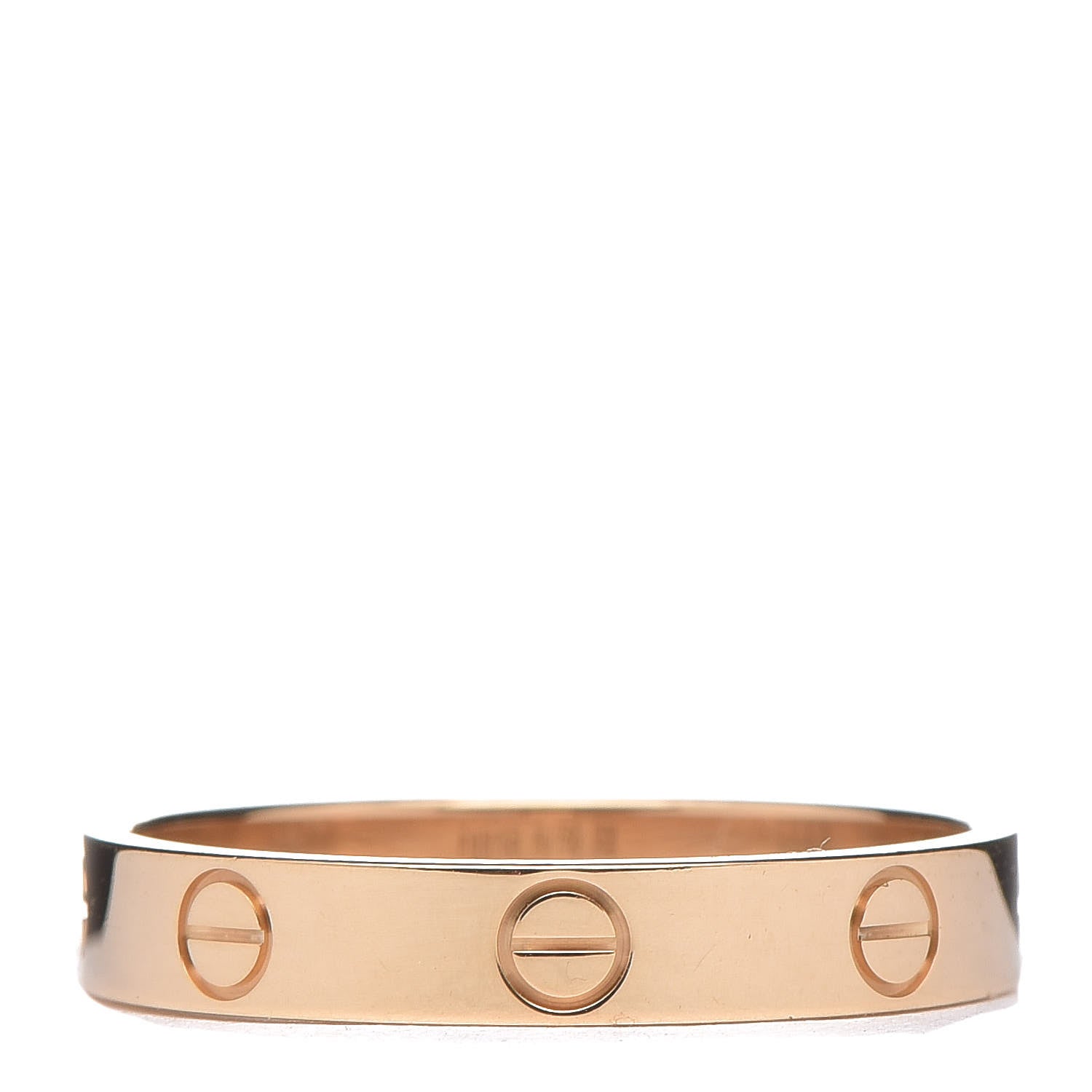 Cartier 18K Yellow Gold 3.5mm LOVE Wedding Band Ring 59 8.75 3 of 5