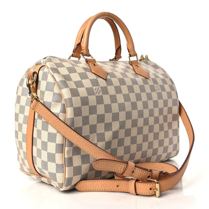 Louis Vuitton Damier Azur Speedy Bandouliere 30 3 of 9