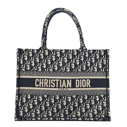 Christian Dior Oblique Medium Book Tote Blue Multicolor 1 of 13