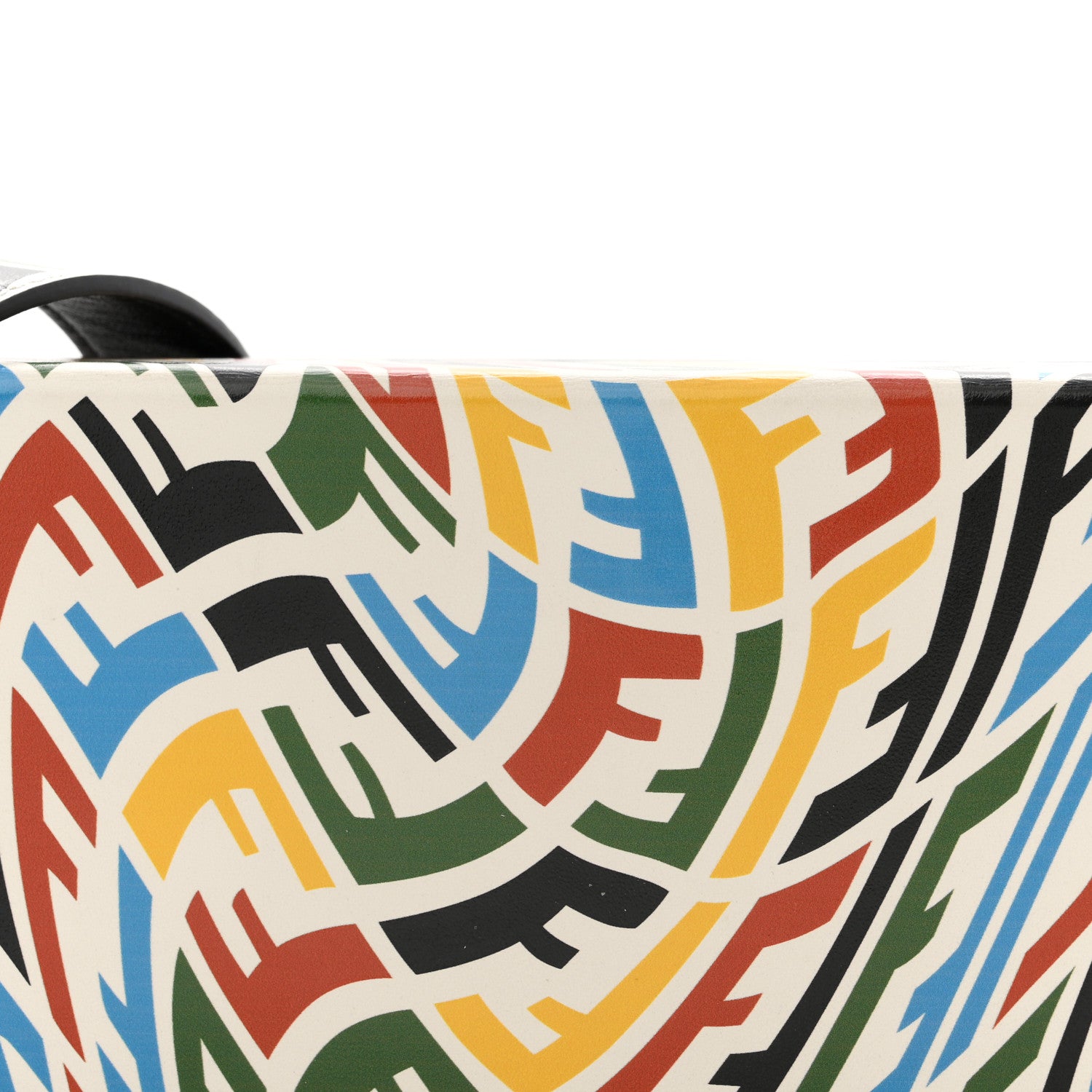 Fendi X SARAH COLEMAN Vitello Grace Light FF Vertigo Horizontal Box White Ice Multicolor 8 of 13