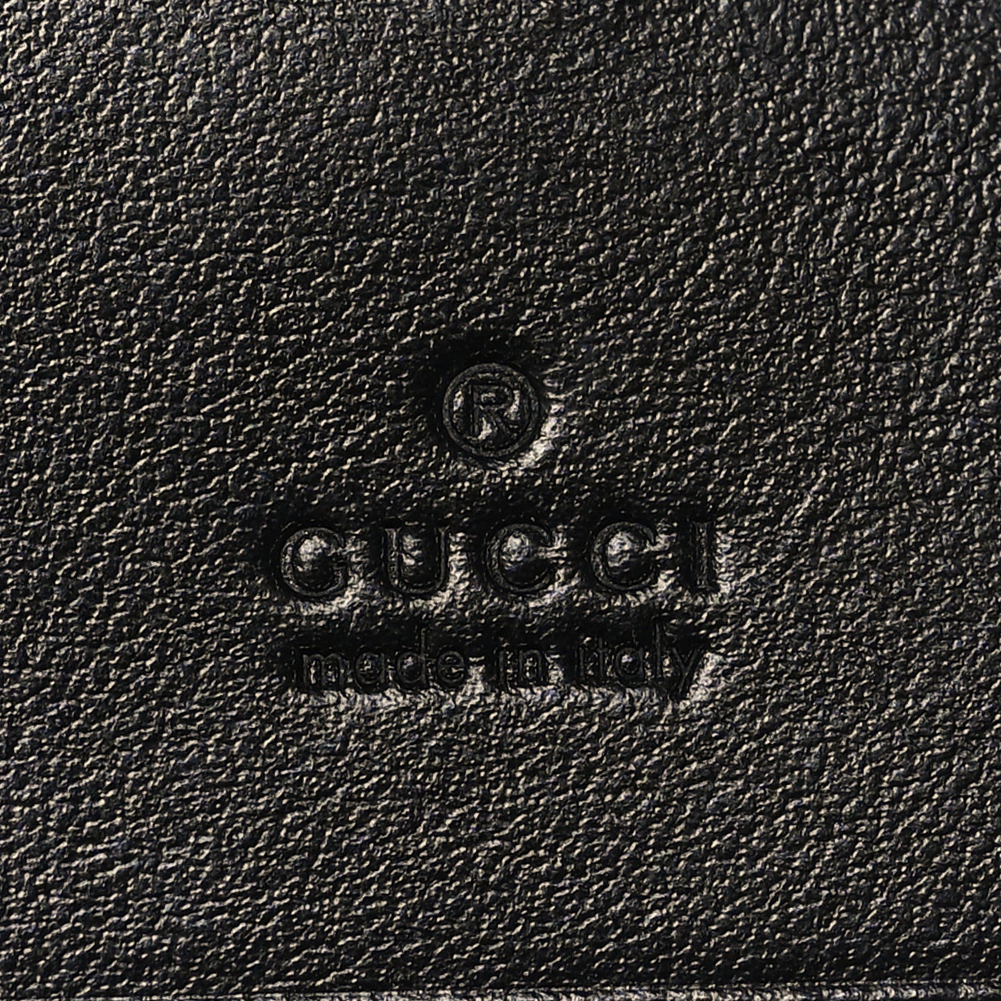 Calfskin GG Matelasse Card Case Wallet Black
