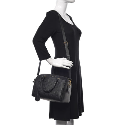 Louis Vuitton Empreinte Speedy Bandouliere 25 NM Black 3 of 11