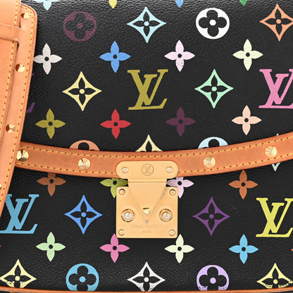 Louis Vuitton Monogram Multicolor Sologne Black 7 of 12