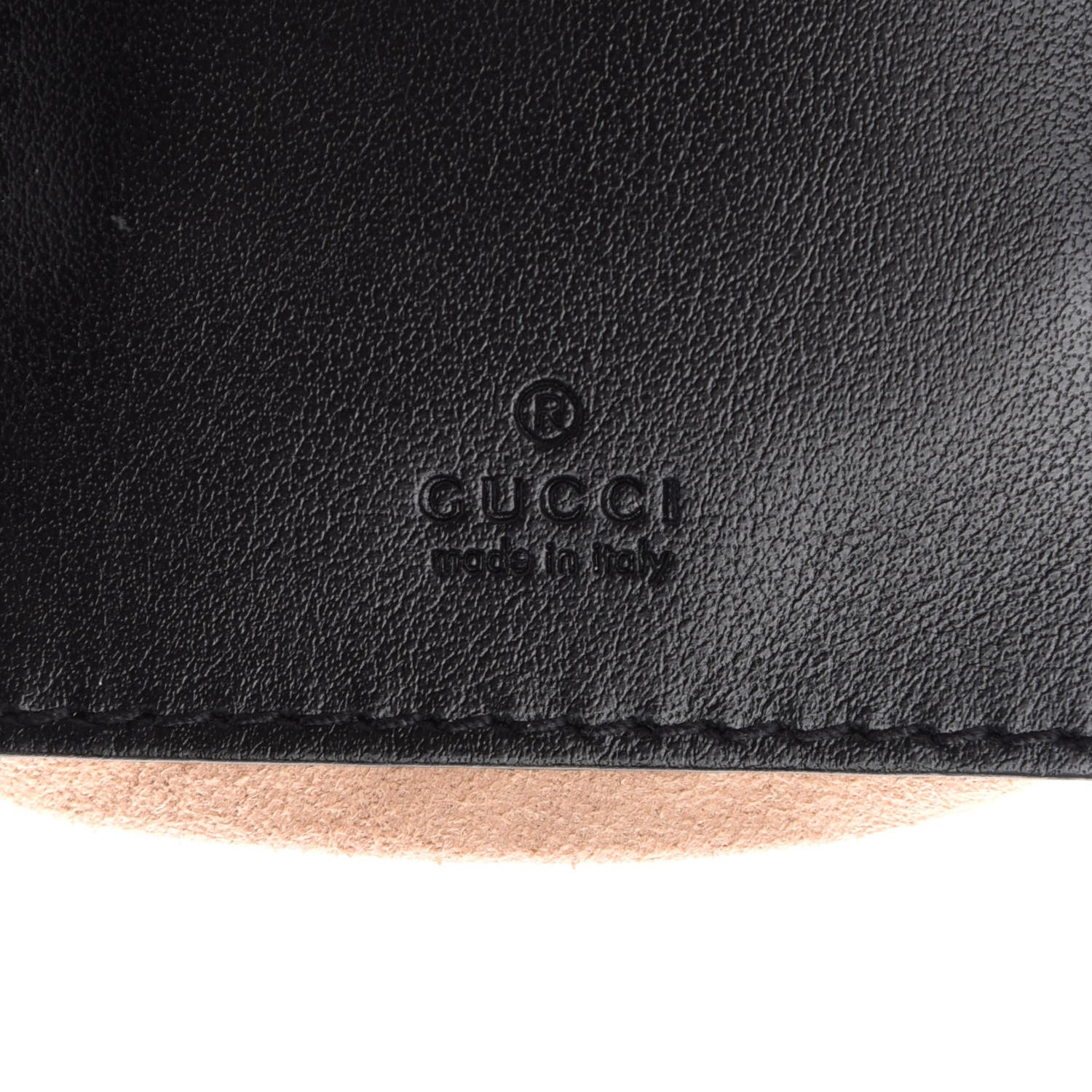 Gucci Calfskin Matelasse Mini GG Marmont 2.0 Bucket Bag Black 6 of 11
