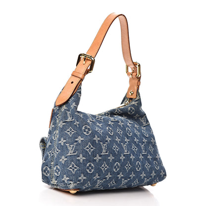 Louis Vuitton Monogram Denim Baggy PM Blue 3 of 13