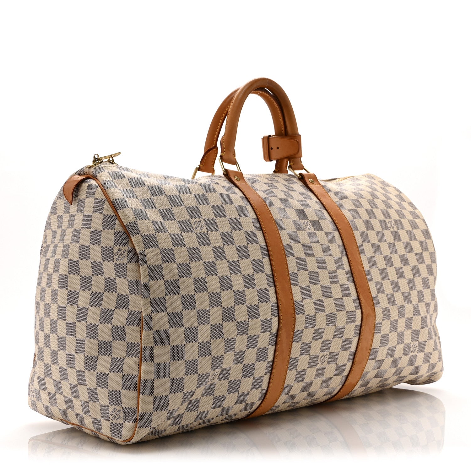 Louis Vuitton Damier Azur Keepall 50 2 of 9