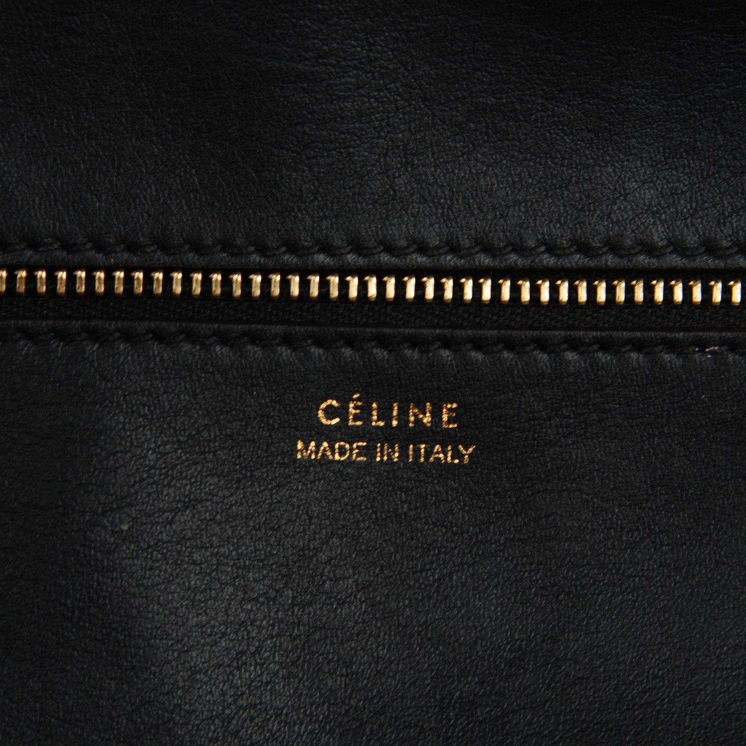 Celine Smooth Calfskin Nubuck Crocodile Embossed Small Tie Knot Tote Navy 6 of 7