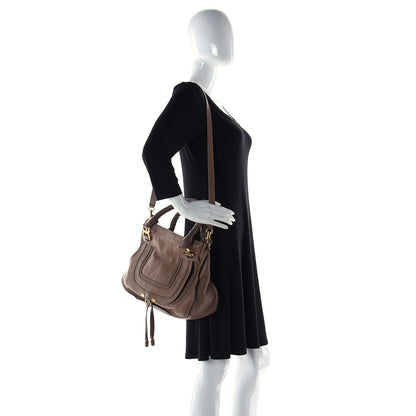 Chloe Calfskin Medium Marcie Satchel Nut 4 of 8