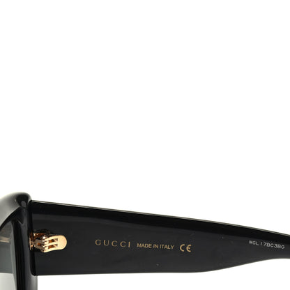 Gucci Acetate Square Frame Sunglasses GG0141S Black 6 of 7