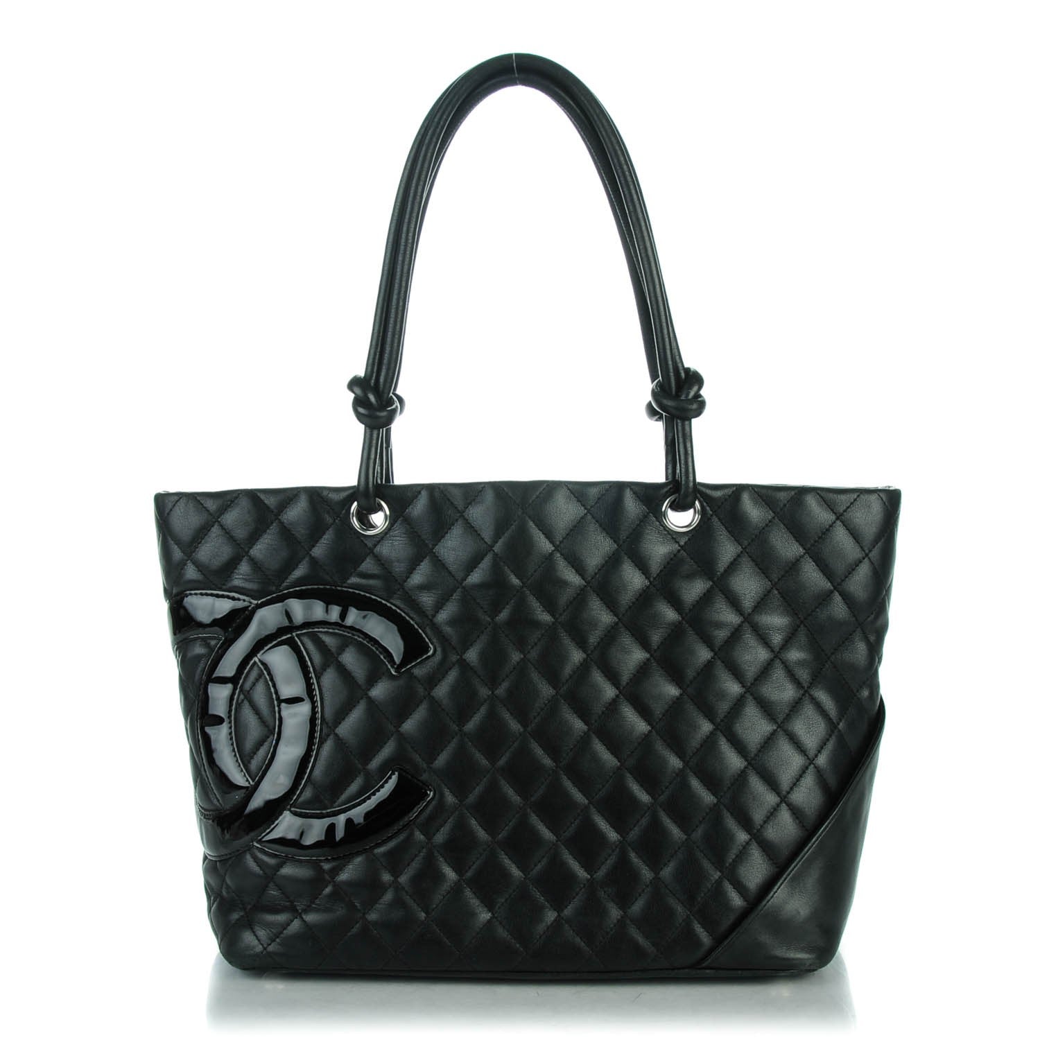 Chanel Calfskin Quilted Large Cambon Tote Black 1 of 7
