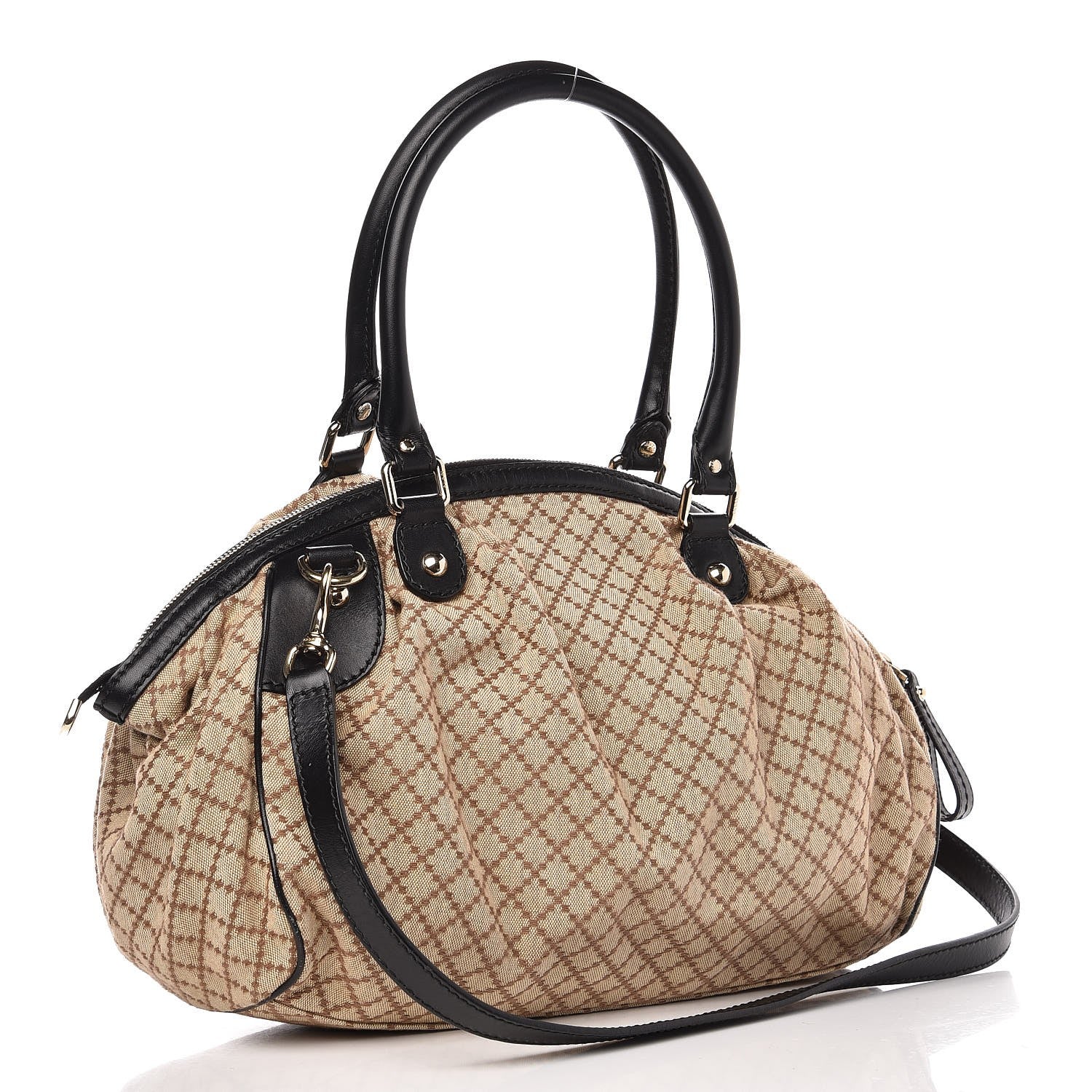 Gucci Diamante Medium Sukey Boston Black 3 of 9