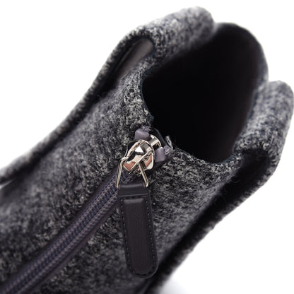 Chanel Tweed Short Boot 39.5 Grey 12 of 12