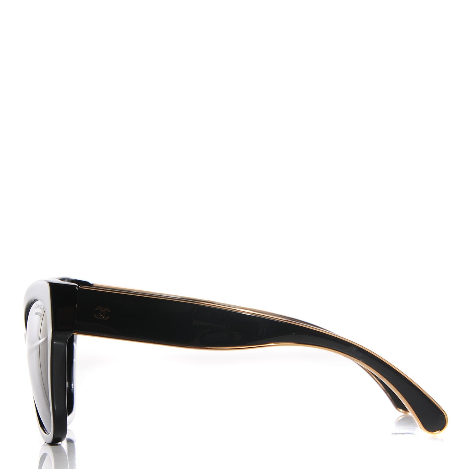 Chanel Acetate CC Cat Eye Sunglasses 5271 Black 2 of 6