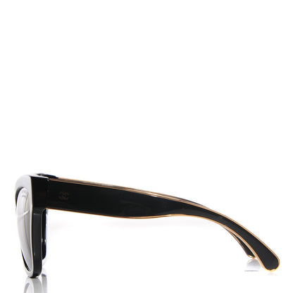Chanel Acetate CC Cat Eye Sunglasses 5271 Black 2 of 6