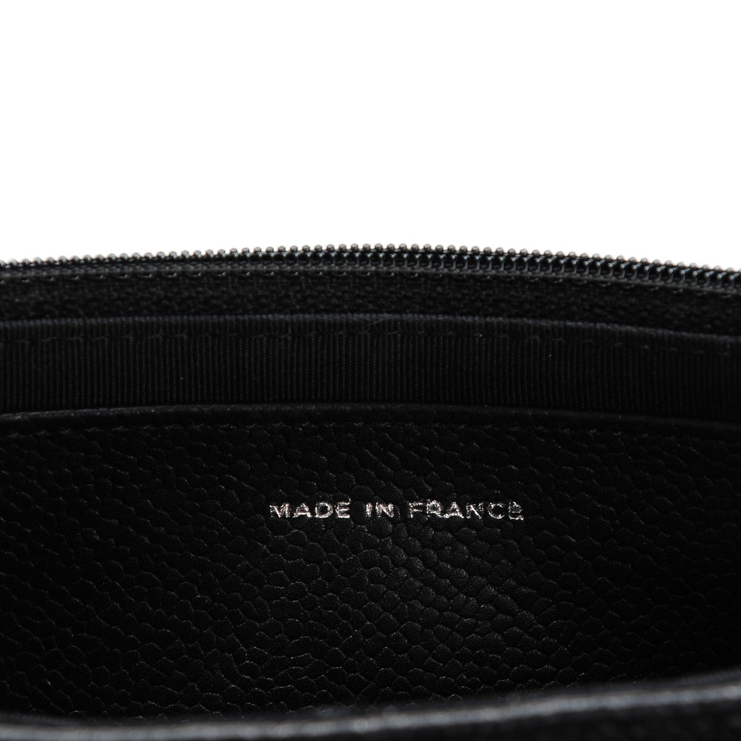 Chanel Caviar Half Moon Wallet On Chain WOC Black 7 of 8