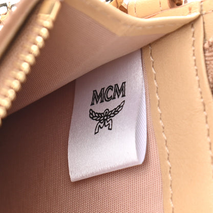 MCM Visetos Crossbody Phone Case Gold 6 of 10