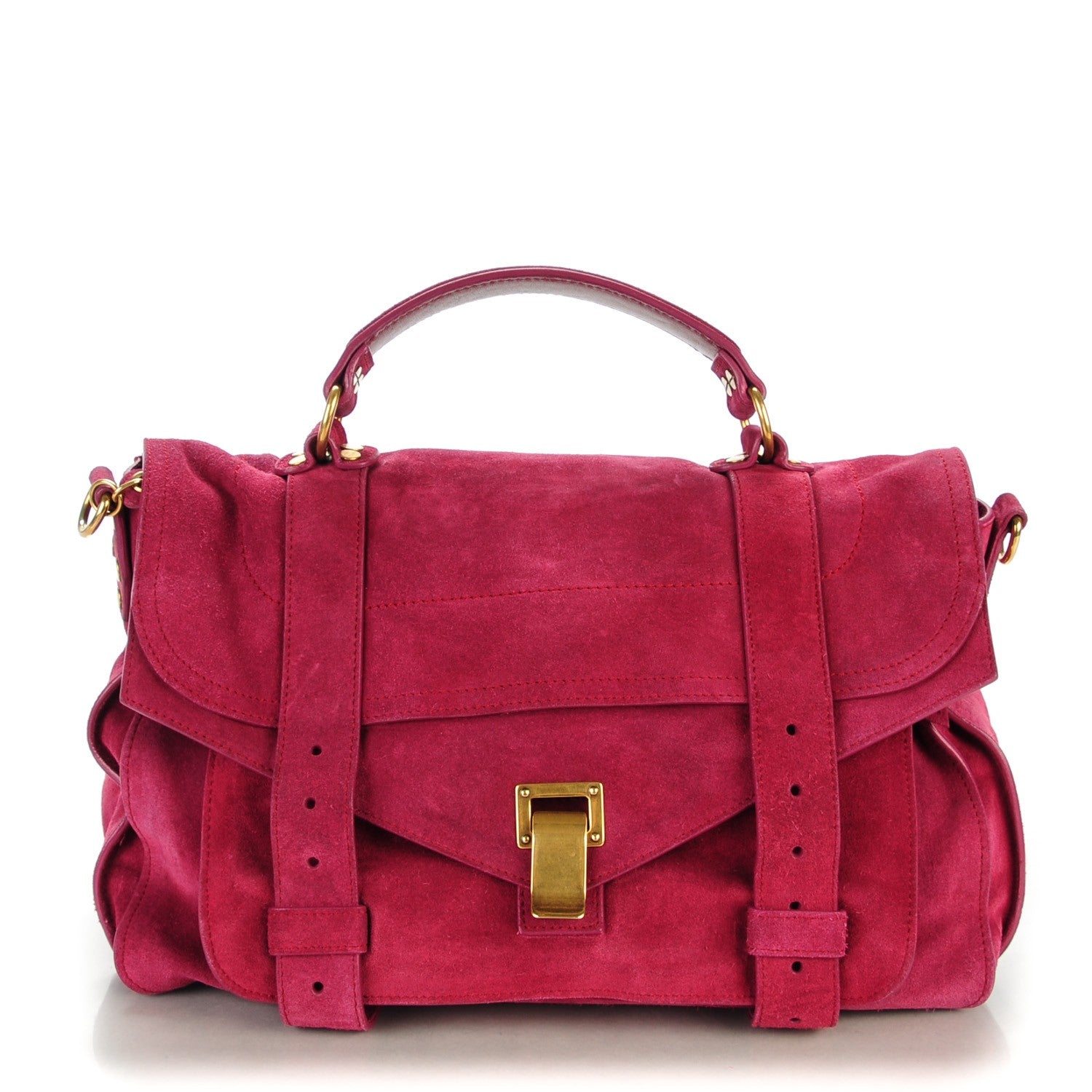 Proenza Schouler Suede Medium PS1 Satchel Chianti 1 of 7