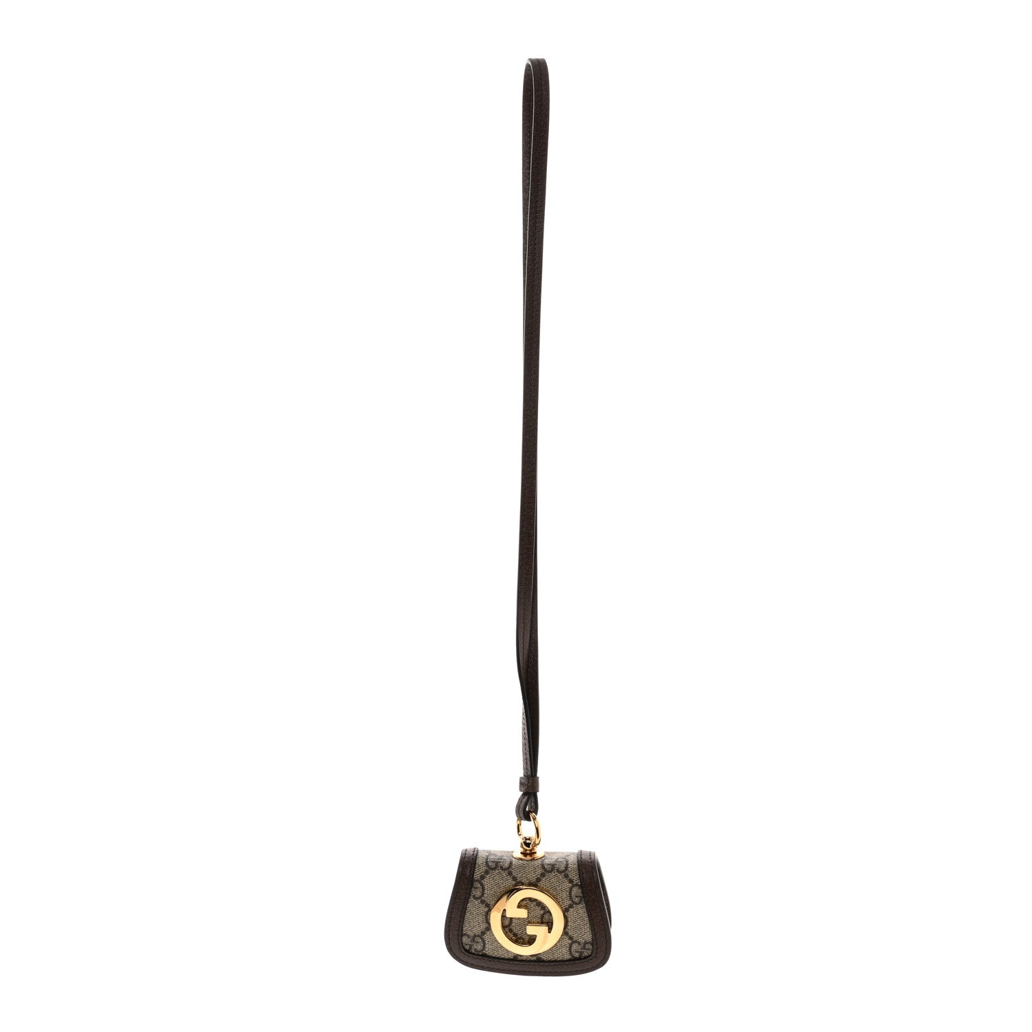 Gucci GG Supreme Monogram Calfskin Blondie AirPods Case Beige Ebony New Acero 1 of 7