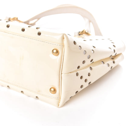 Chanel Patent Perforated CC Tote White 14 of 15