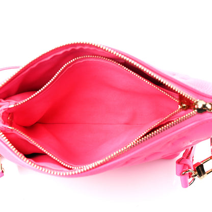 Louis Vuitton Calfskin Embossed Monogram Coussin BB Rose Fluo 5 of 12