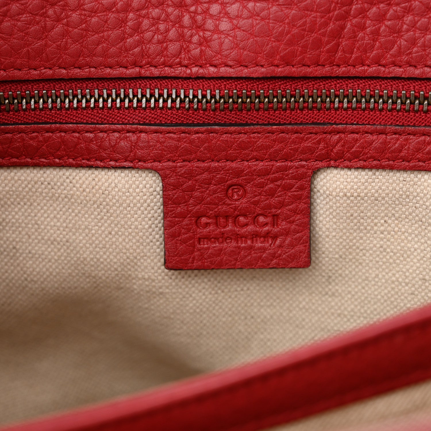 Gucci Cellarius Calfskin GG Marmont Shoulder Bag Vulcanic Red 6 of 17