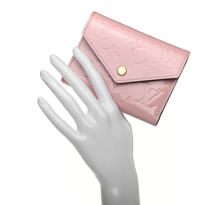 Louis Vuitton Vernis Victorine Wallet Rose Ballerine 2 of 8