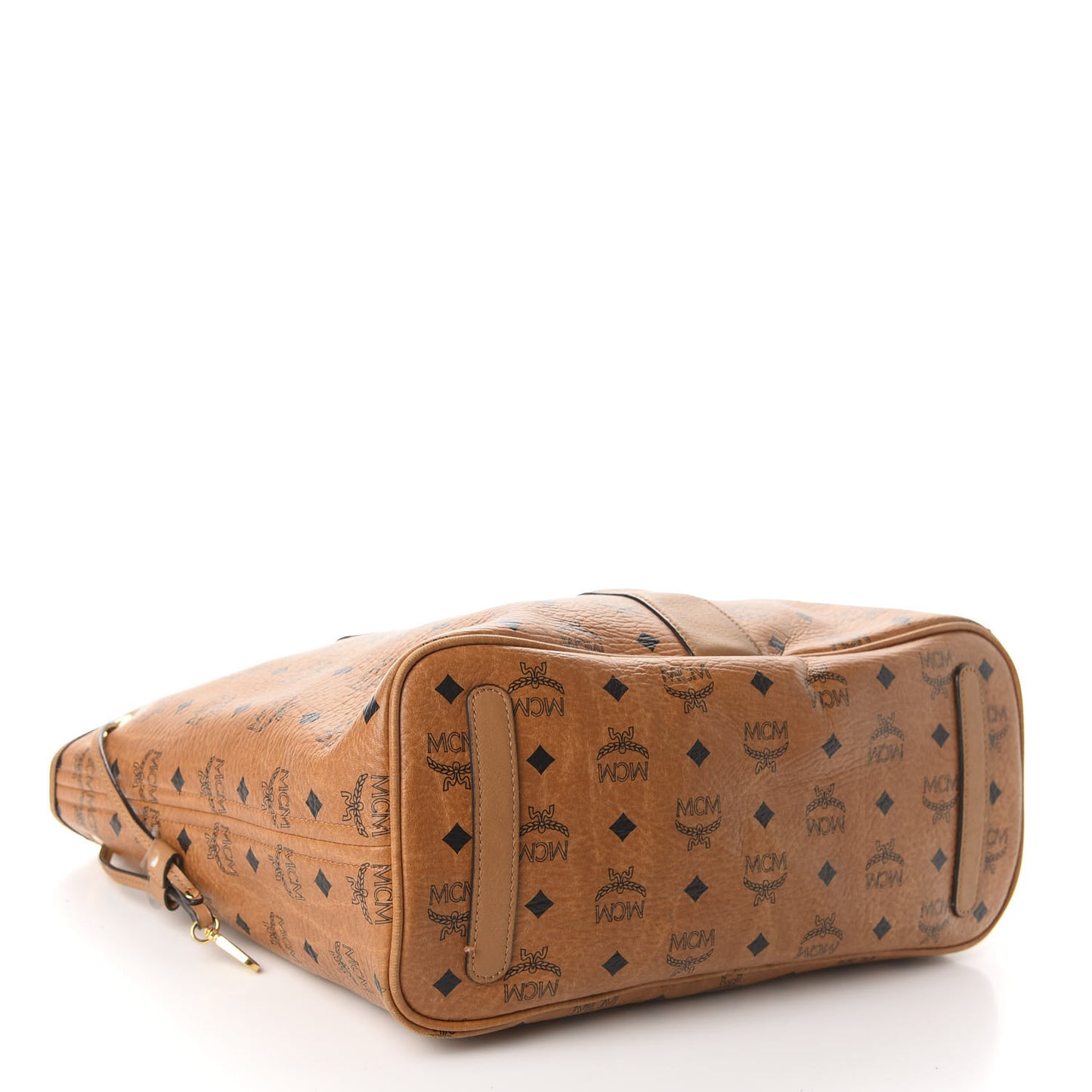 Visetos Medium Liz Reversible Shopper Tote Cognac