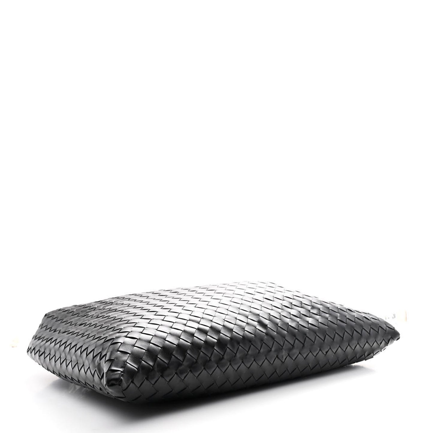 Calfskin Intrecciato Large Hop Black