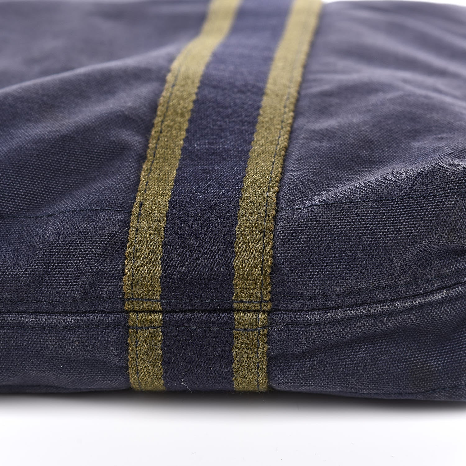 Hermes Canvas Fourre Tout Navy 10 of 14