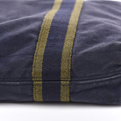 Hermes Canvas Fourre Tout Navy 10 of 14