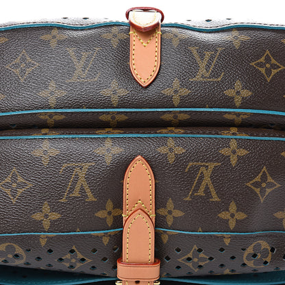 Louis Vuitton Monogram SC Flore Saumur Teal 9 of 10