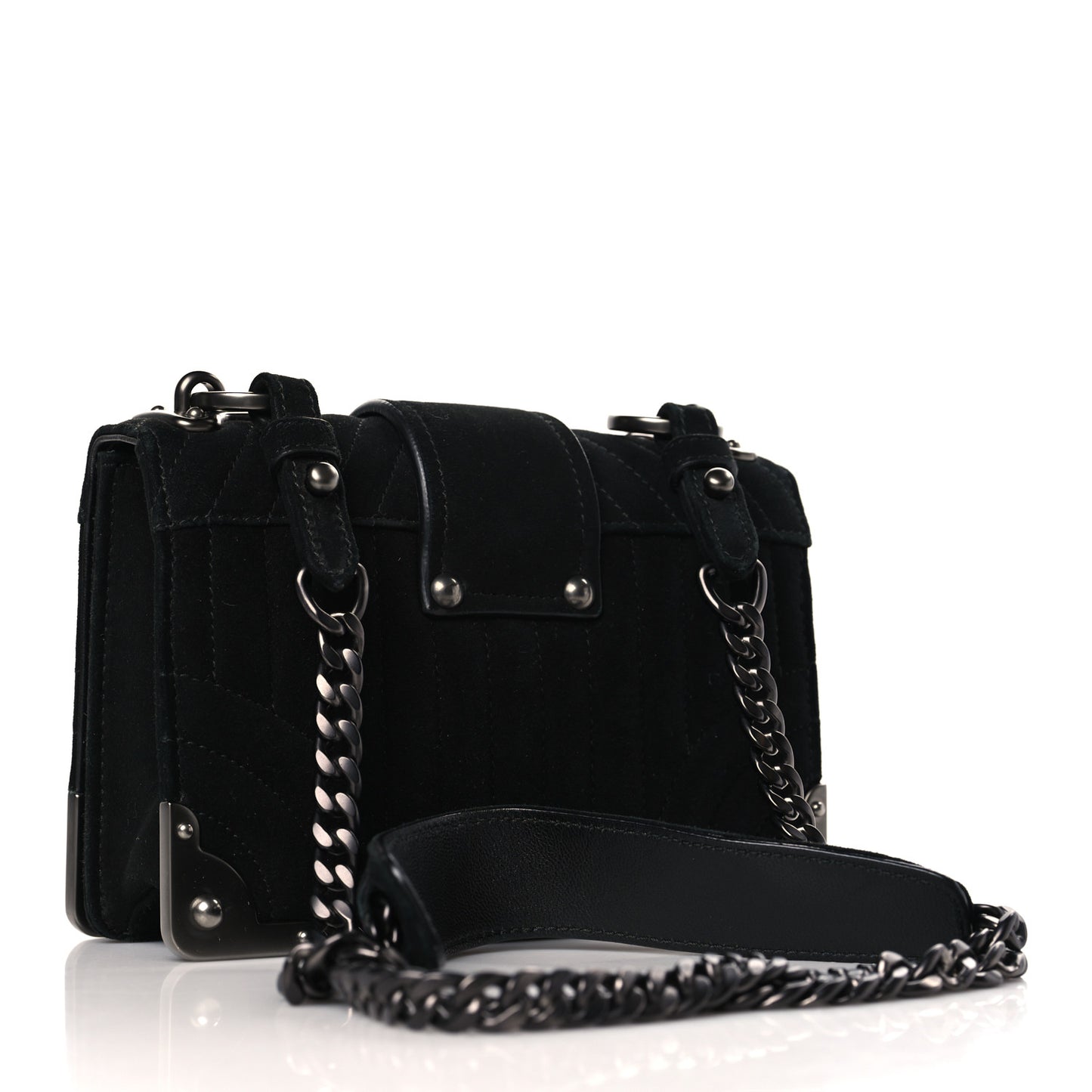 Velvet Impuntu Cahier Bag Black