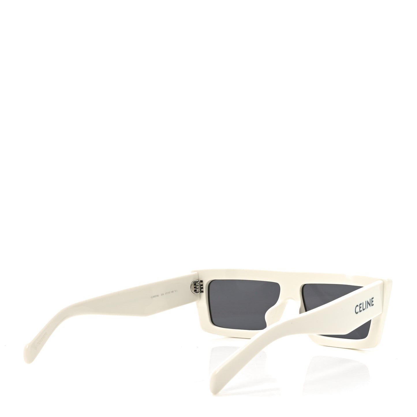 Acetate Monochroms Square Sunglasses CL40214U White