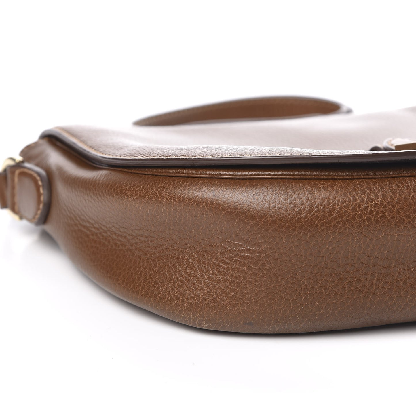 Soft Small Grain Tessie Satchel Brown