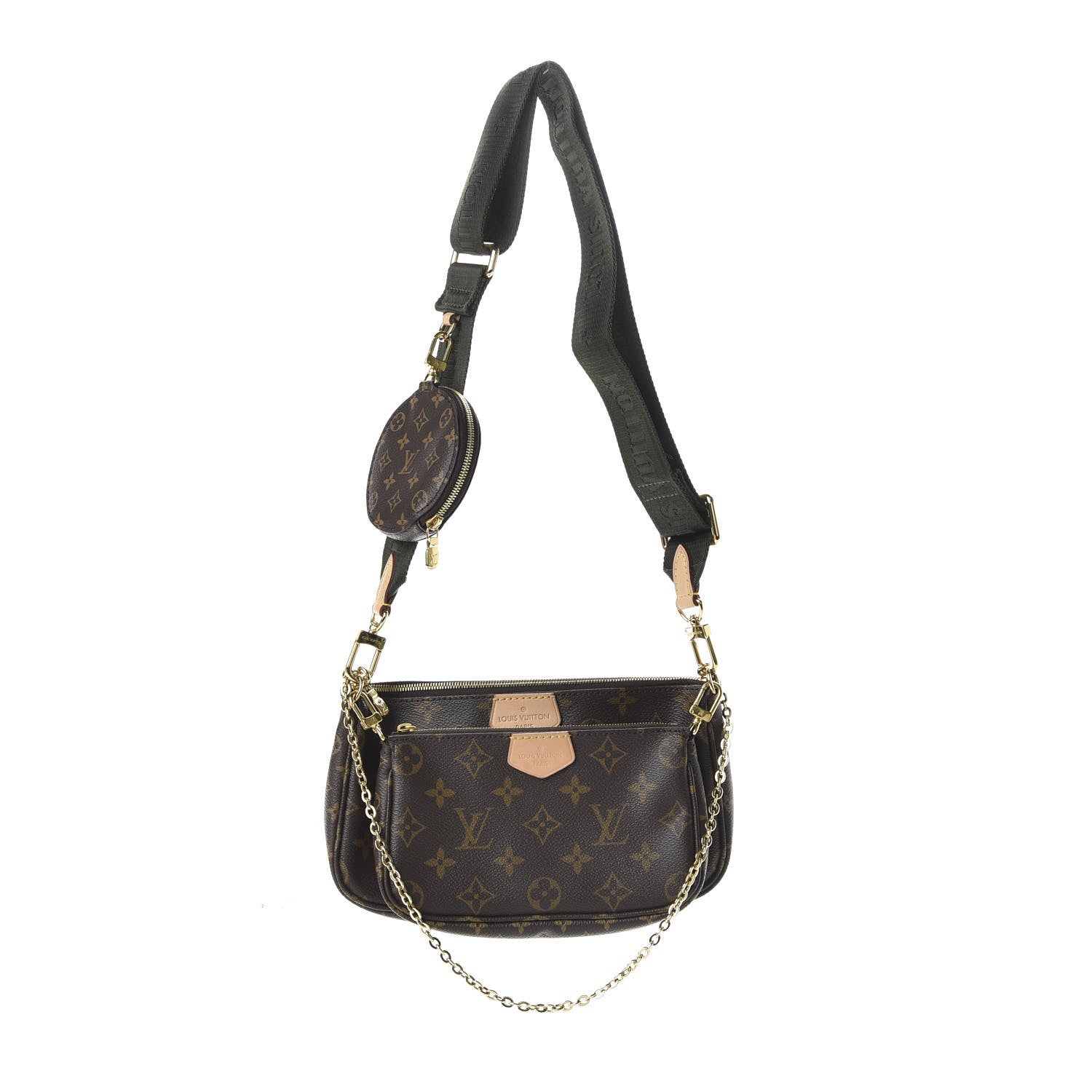 Louis Vuitton Monogram Multi Pochette Accessories Kaki 1 of 11