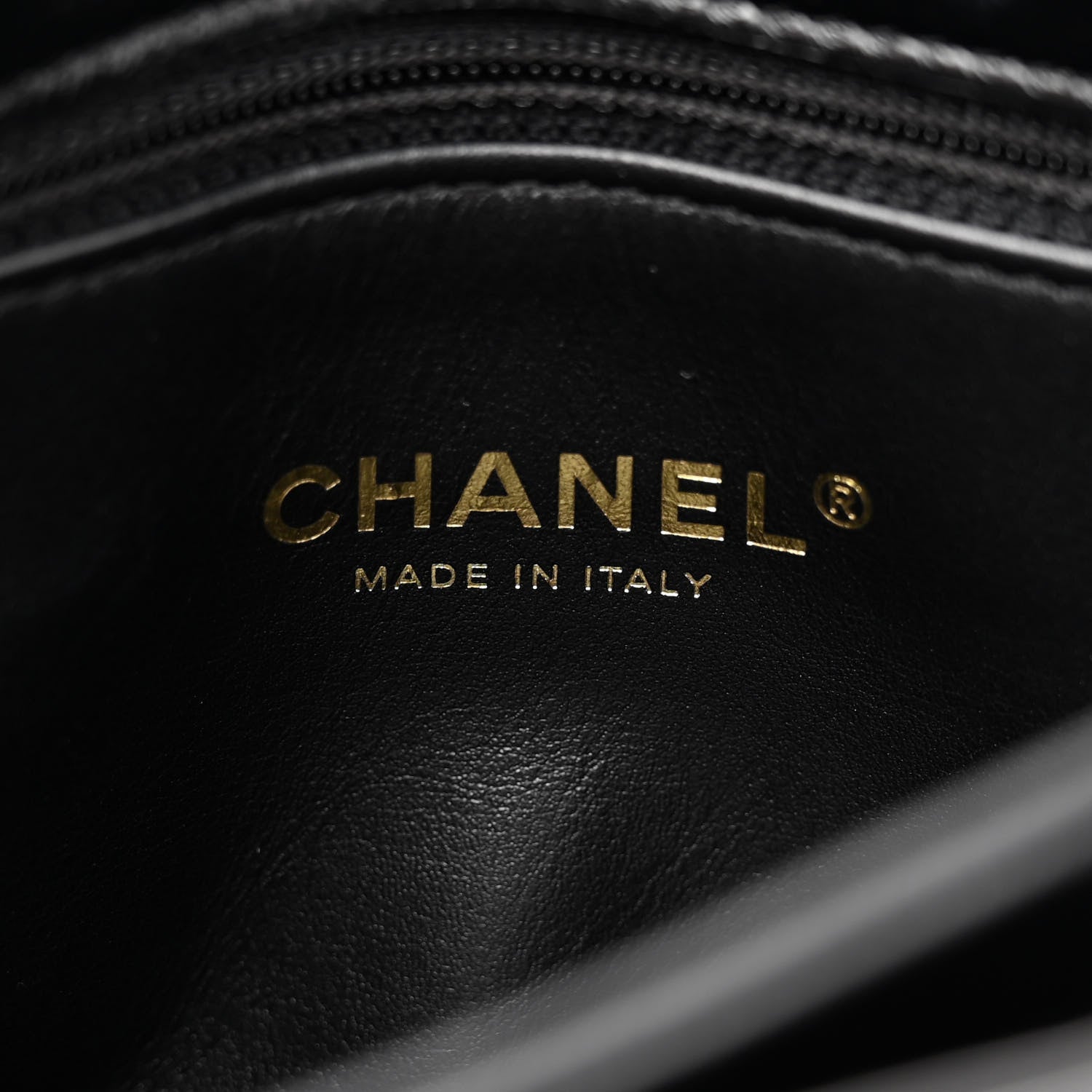 Chanel Lambskin Quilted Small Color Match Flap Black 6 of 11
