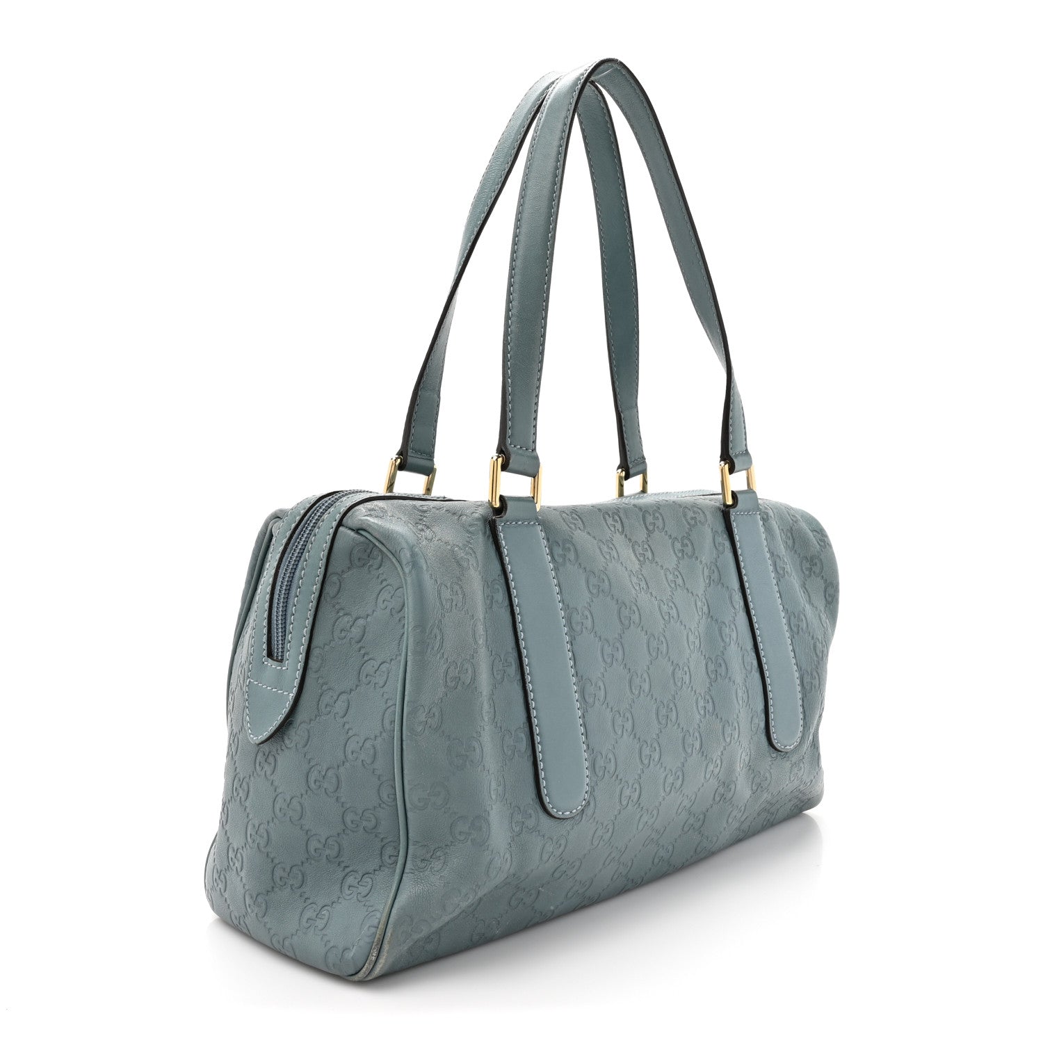 Gucci Guccissima Boston Blue 3 of 20
