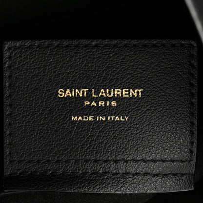 Saint Laurent Calfskin Large Shopping Tote Black 7 of 13